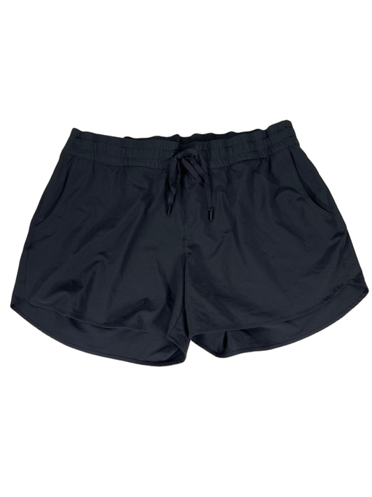 Eddie Bauer Women's Black Tie Waist Unlined Activewear Shorts - L