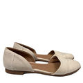 Toms Women's Ivory White Jutti D'orsay Slip On Flats - 7