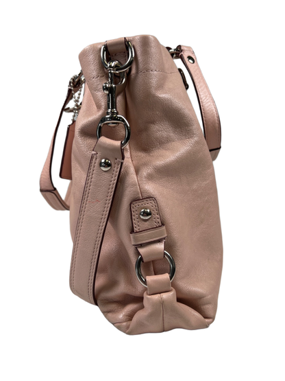 Coach Women's Pink Ashley Leather Carryall Shoulder Satchel Purse image 3