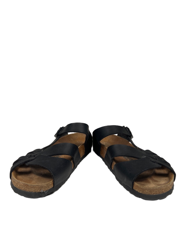 Birkenstock Unisex Black Pisa Braided Open Toe Sandals - Women's 9 image 6