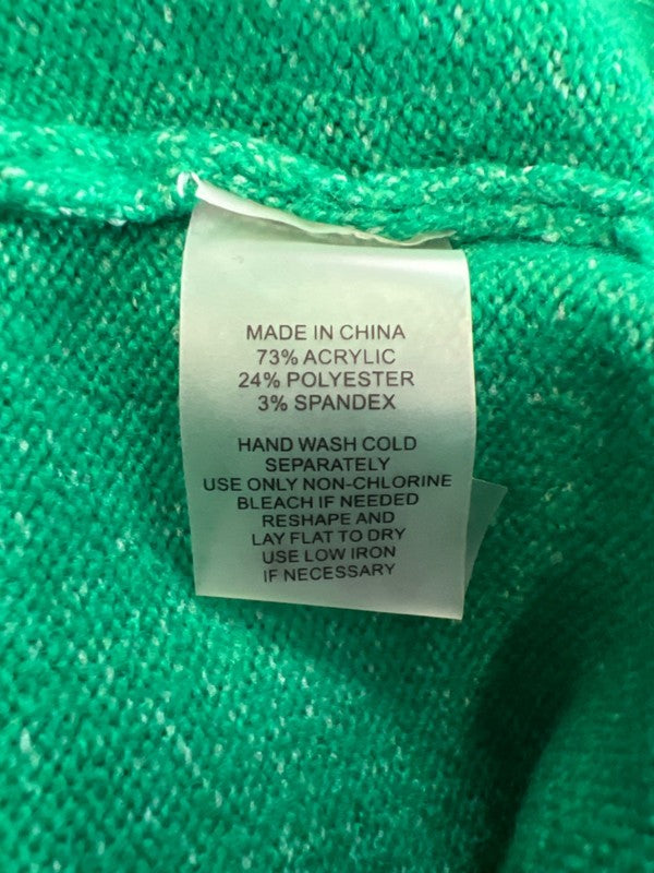 Vince Camuto Women's Green Long Sleeve Crewneck Sweater - 2X Plus image 4