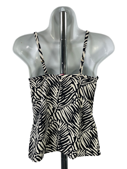 Victoria's Secret Women's Black/White Tankini Swimsuit Top - 34B image 2