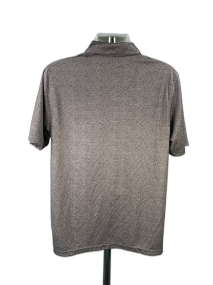 Pebble Beach Men's Gray Dry-Luxe Active Golf Polo Shirt - L image 2