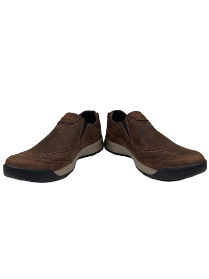 Clarks Men's Brown Wave Walk Waterproof Slip On Shoes - 9.5 Wide image 6