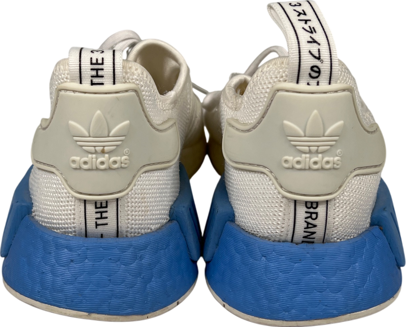 Adidas Youth NMD_R1 J White Real Blue Sneakers EE6677 - No insoles - 5.5 image 4