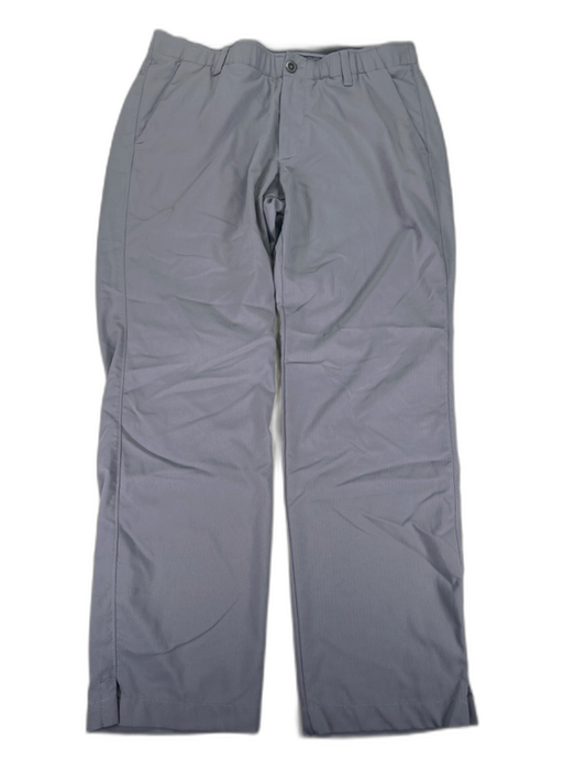 Under Armour Men's Gray Showdown Tapered Leg Golf Active Pants - 36x30