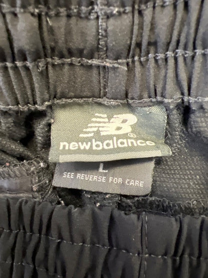 New Balance Men's Black Zip Ankle Athletic Track Pants - L image 3