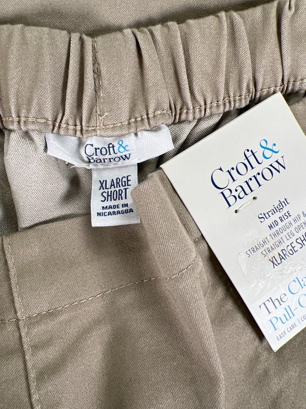 Corft and Barrow Men’s Beige The Classic Pull On Straight Pants - XL Short image 3