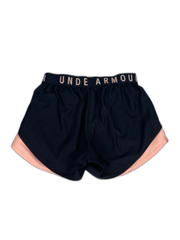 Under Armour Women's Black/Pink Loose Fit Athletic Shorts - XS image 2