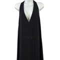 Lane Bryant Women's Black Halter Neck Blouse - 22/24