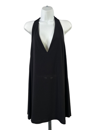 Lane Bryant Women's Black Halter Neck Blouse - 22/24