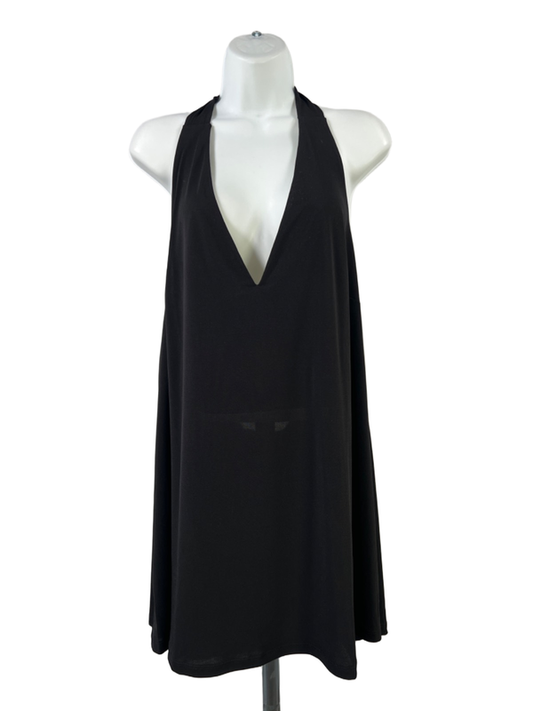 Lane Bryant Women's Black Halter Neck Blouse - 22/24