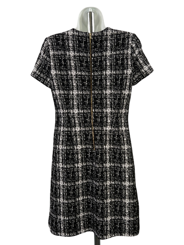 Calvin Klein Women's Black/White Short Sleeve Sheath Dress - 6 image 2