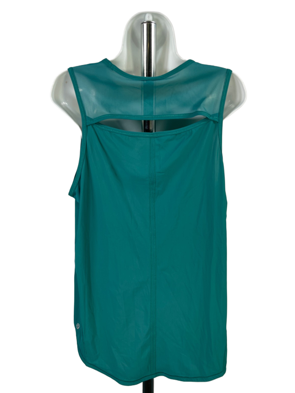 Lululemon Women's Blue Sleeveles Mesh Trim Sculpt Tank Top - 12 image 2