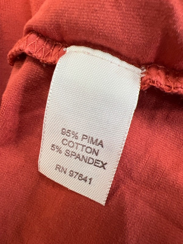 Pure J.Jill Women's Orange Stretch Long Sleeve Shirt - M image 4