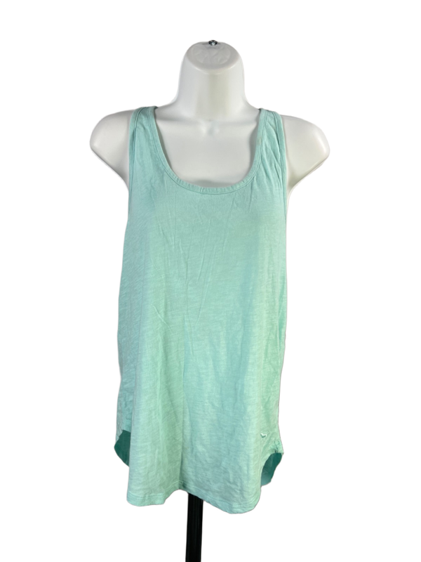 Victoria's Secret PINK Women's Blue Sleeveless Racerback Sleepwear Tank Top - L