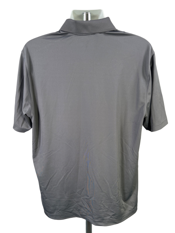 Under Armour Men's Gray Loose Heatgear Performance Short Sleeve Polo Shirt - XL image 2