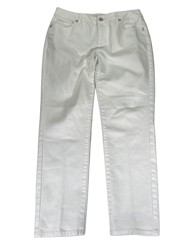 Coldwater Creek Women's White Denim Jeans - 10 Petite