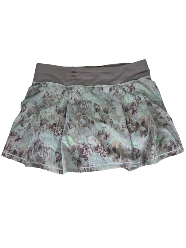 Lululemon Women's Purple Plisse Blossom Pace Rival Lined Mid Rise Skirt - 8 image 2