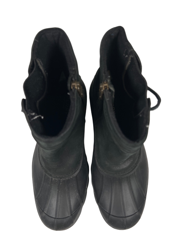 Sperry Top Sider Women's Black Saltwater Wedge Rain Boots - 8.5 image 3