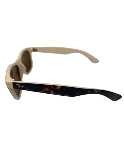 Ray-Ban Women's Brown/Beige New Wayfarer Top Havana Sunglasses image 3