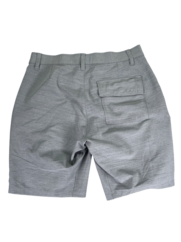 BYLT Men's Light Gray Premium Basics Kinetic Shorts - 32 image 2