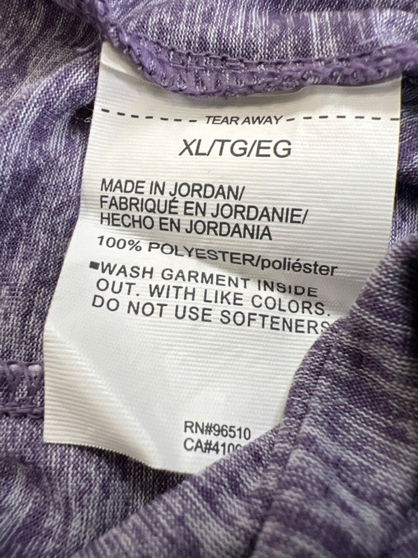 Under Armour Women's Purple Heather Tech Twist Pullover Hoodie Sweatshirt - L image 4