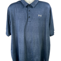 Under Armour Men's Blue Short Sleeve HeatGear Athletic Polo - 2XL