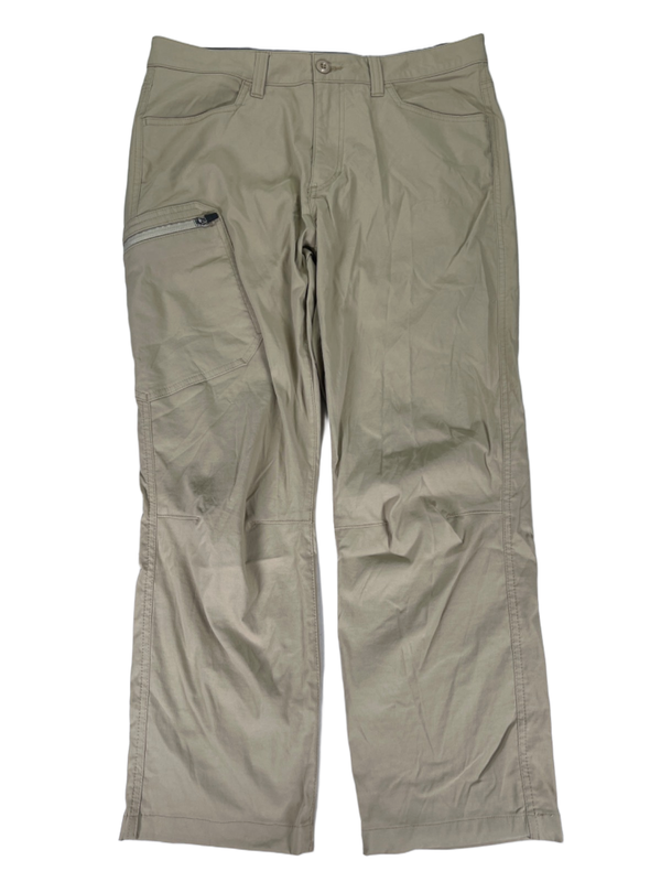Eddie Bauer Men's Tan Rainier Cargo Pocket Hiking Pants - 32x30