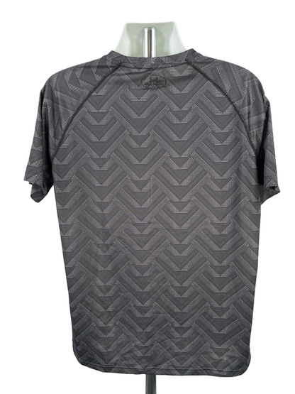 Under Armour Men's Gray Loose Fit Short Sleeve HeatGear Athletic T-Shirt - L image 2