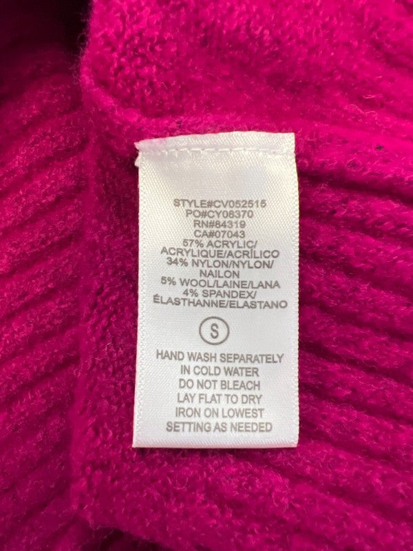 Cyrus Women's Pink V Neck Long Sleeve Sweater - S image 4