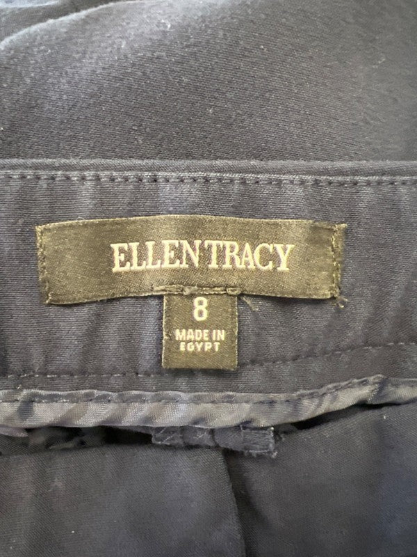 Ellen Tracy Women's Blue Straight Leg Dress Pants - 8 image 3