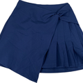 Grace Karin Women’s Blue Zip Up Stretch Faux Wrap Skirt - M