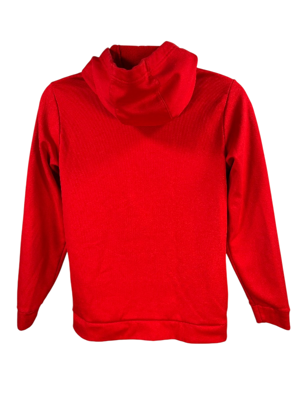 Nike Men's Red Standard Fit Fleece Lined Pullover Sweatshirt - M image 2