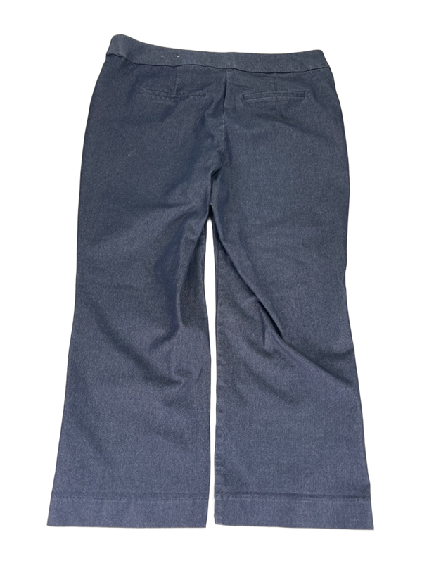 Chico's Women's Dark Wash Straight Leg Cropped Jeans - 1.5/US 10 image 2