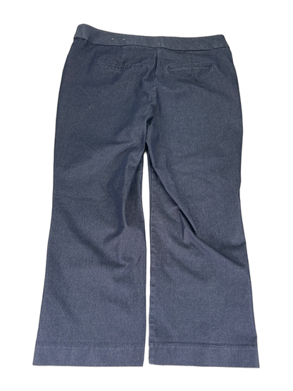 Chico's Women's Dark Wash Straight Leg Cropped Jeans - 1.5/US 10 image 2