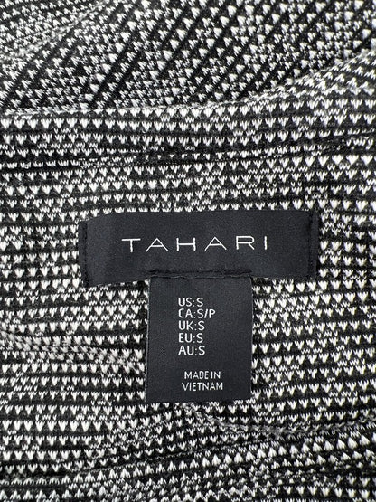 Tahari Women’s Black/White Pocket Front 3/4 Sleeve Shift Dress - S image 3