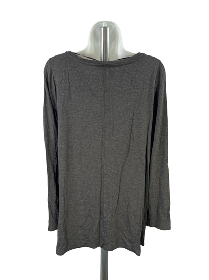 Cable and Gauge Women’s Gray Long Sleeve Shirt - M image 2