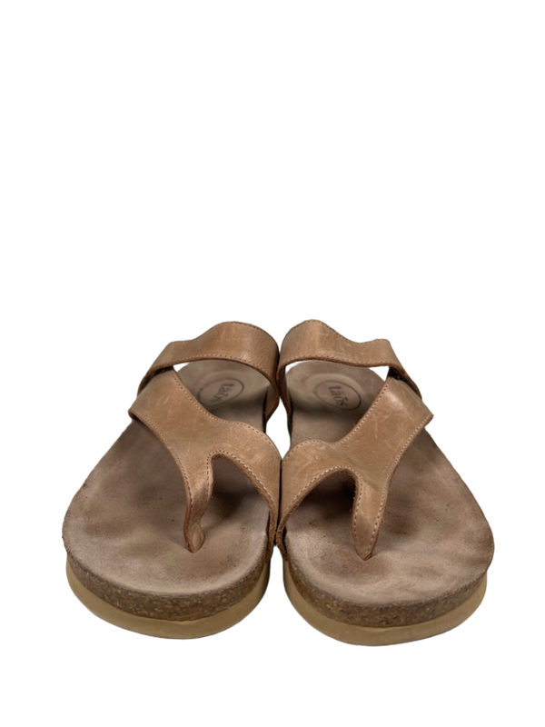 Taos Women's Tan Leather Lola Strappy Sandals - 39/US 8-8.5 image 2
