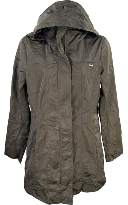 Ellen Tracy Women’s Green Long Sleeve Full Zip Hidden Hood Jacket - XS image 2