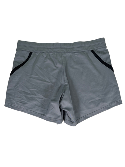 Nike Women's Gray Dri-Fit Infiknit Mid Training Athletic Shorts - M image 2