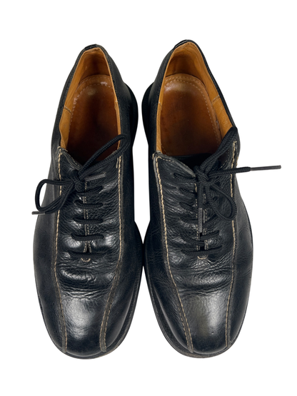 Sandro Men's Black Leather Comfort Walk Lace Up Sneakers - 10D image 3