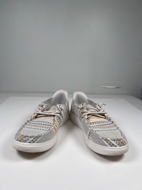 Bobs by Skechers Women's Gray Skip Cute August Air Comfort Shoes - 9.5 image 6