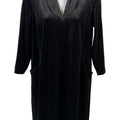 J.Jill Wearever Collection Women’s Black Velour Pocket Front Shift Dress - XS