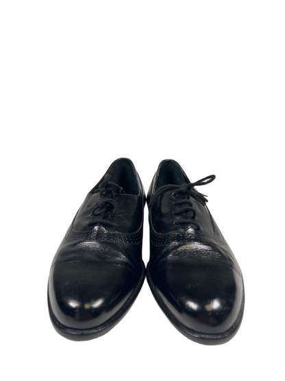 Antonio Da Firenze Men's Black Leather Wingtip Oxford Dress Shoes - 9.5 D image 2