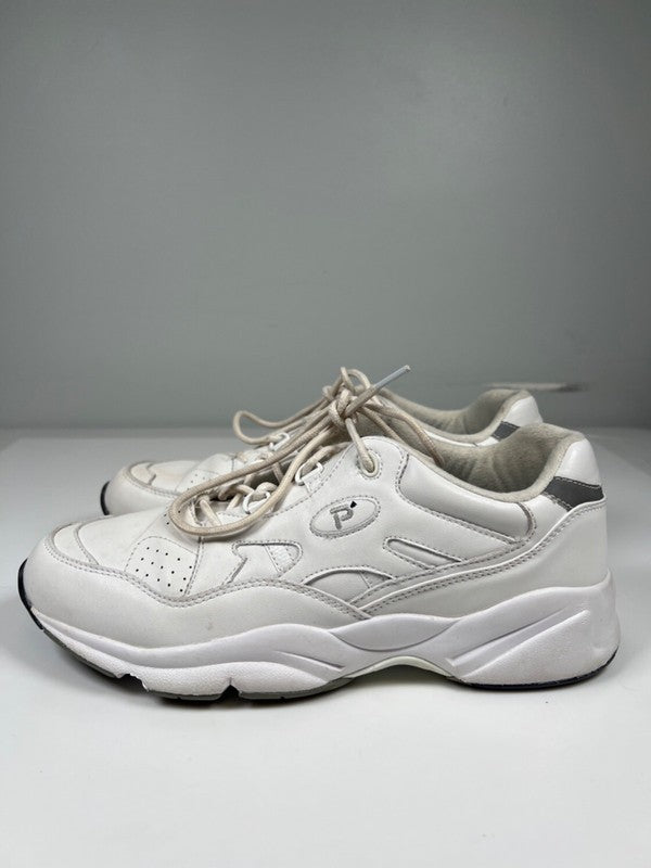 Propet Women's White Stability Walker Lace Up Comfort Walking Shoes - 11 image 5