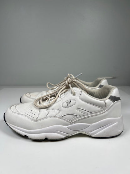 Propet Women's White Stability Walker Lace Up Comfort Walking Shoes - 11 image 5