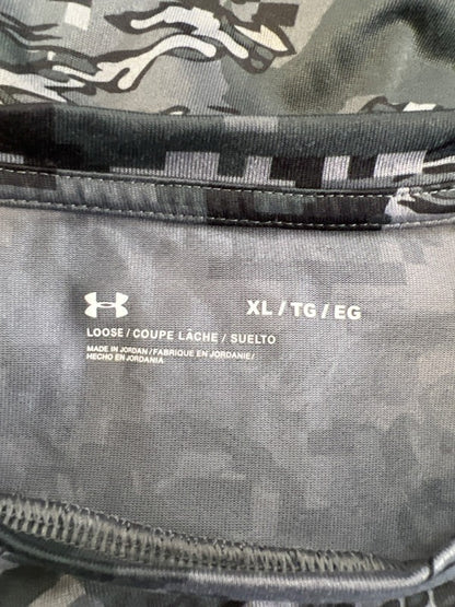 Under Armour Men's Gray Tech Camo 2.0 Athletic T-Shirt - XL image 3