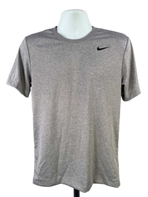 Nike Men's Gray Legend Dri-Fit Short Sleeve Active T-Shirt - S