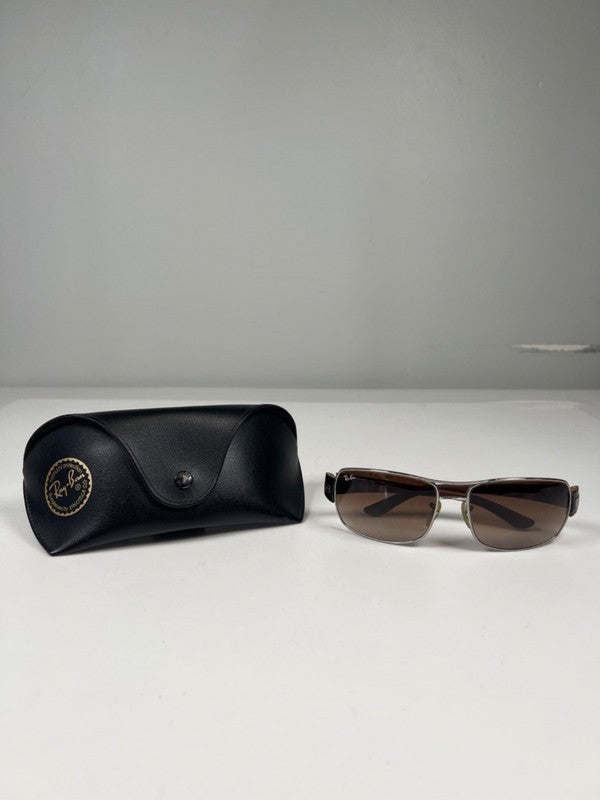 Ray-Ban Arista Gold Tone Large Metal 112/W3 Polarized Aviator Sunglasses W/ Case